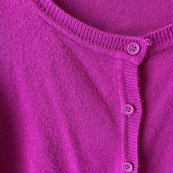✨NEW✨FOREVER21 FUSHIA CARDIGAN - Picture 4 of 6